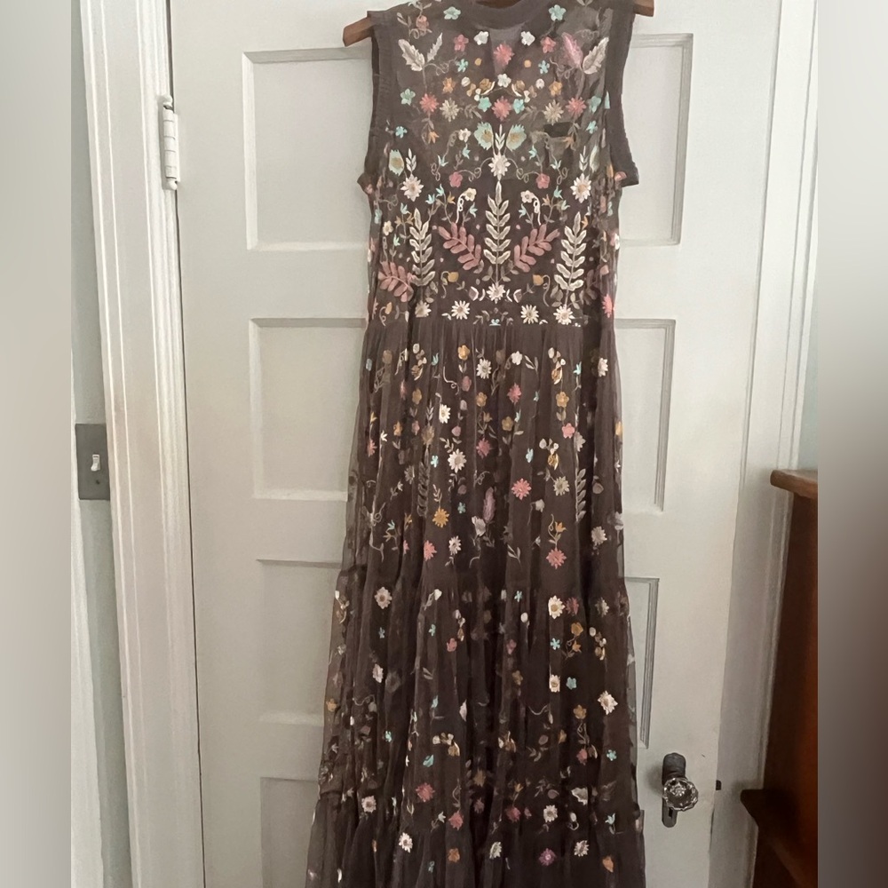 Sundance Fabled Dreams Floral Midi Dress in Gray - Picture 2 of 3